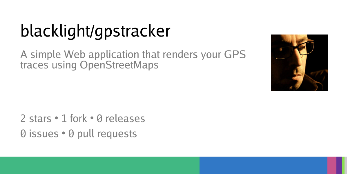 blacklight/gpstracker: A simple Web application that renders your GPS ...