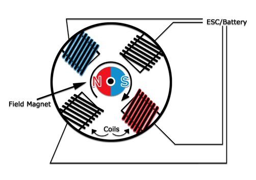 Brushless motor structure