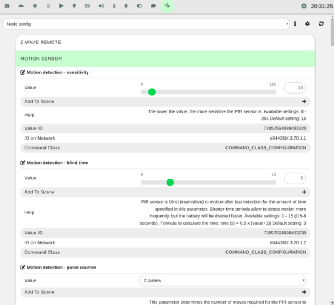 Z-Wave plugin screenshot 3